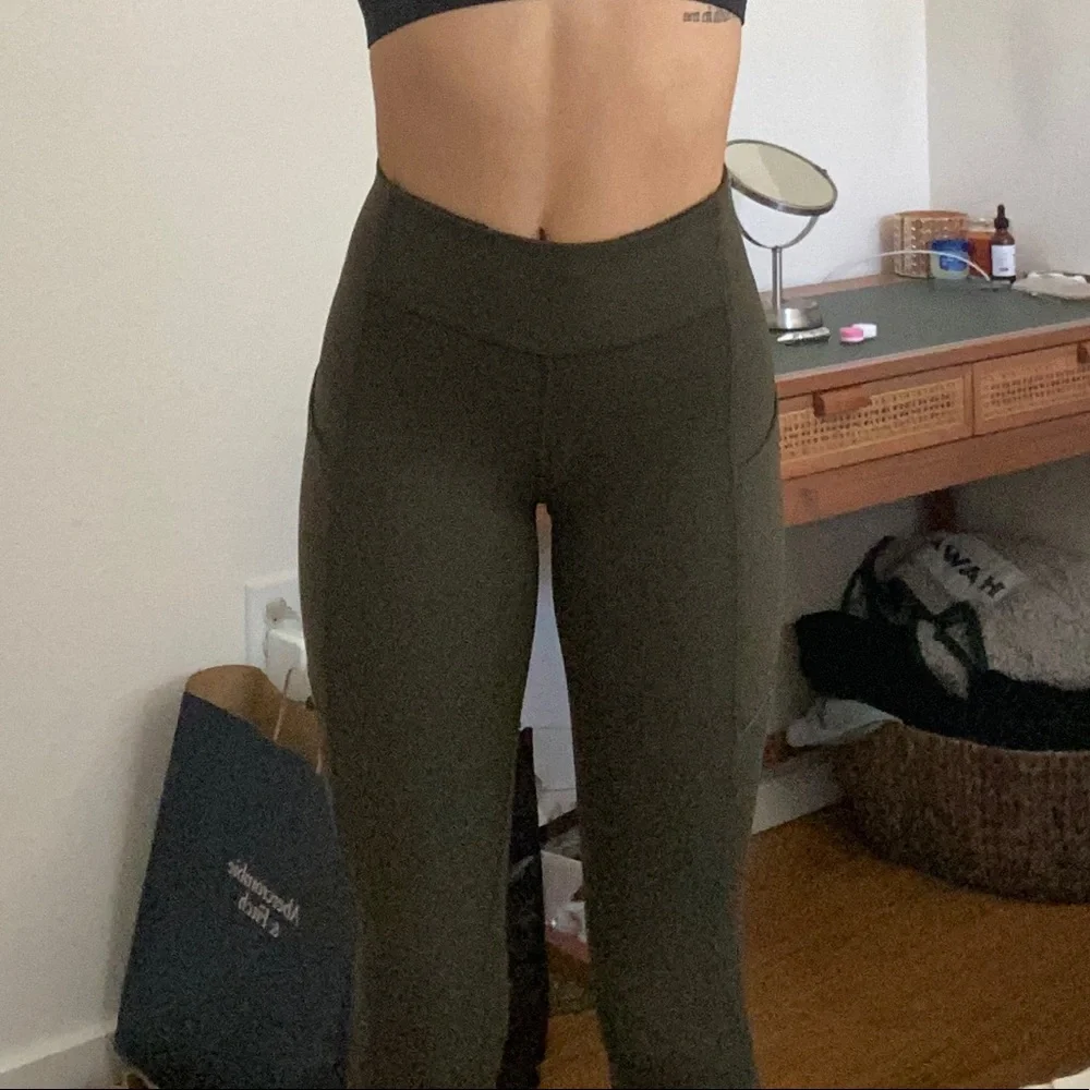 lululemon athletica High-Rise Olive Green Leggings
